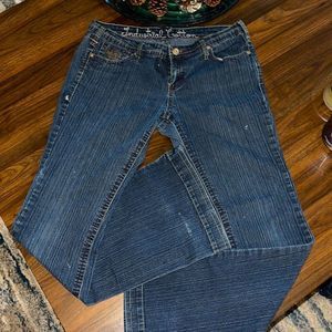 Vintage Industrial Cotton flare jeans